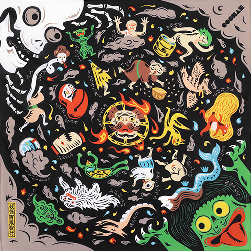 70 コチャエむすび 妖怪百鬼夜行 ブラック