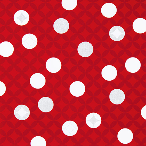 70 ハレ包み 七宝 アカ