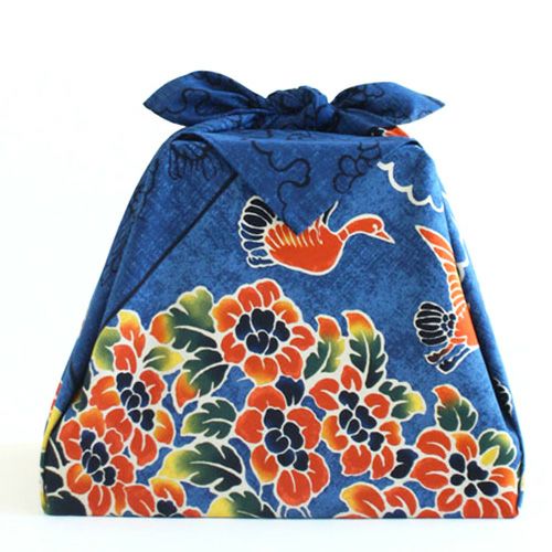 112 和音【箱入】 双鳥文 アイ | ふろしき むす美 オンライン