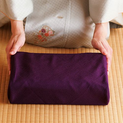 正絹ちりめん無地