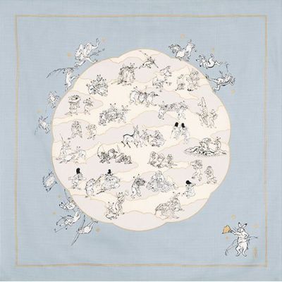 鳥獣人物戯画 | ふろしき むす美 オンライン